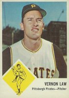 1963 Fleer #58 Vernon Law Baseball Card