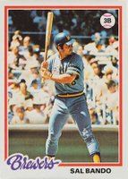 1978 Topps #265 Sal Bando Baseball Card