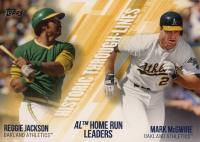 2019 Topps Historic Through-Lines #HTL49 Mark McGwire/Reggie Jackson Baseball Card