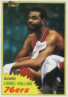 1981 Topps #31 Lionel Hollins Basketball Card