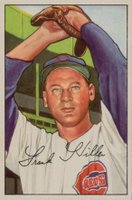1952 Bowman #114 Frank Hiller Baseball Card