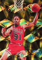 1997 Ultra Stars #10 Dennis Rodman Gold Basketball Card