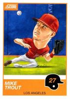 2019 Panini Chronicles Score #13 Mike Trout Baseball Card