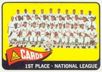 1965 Topps #57 Cards Team Baseball Card
