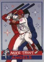 2021 Topps PROJECT70 #344 Mike Trout Silver Frame Artist Proof Baseball Card