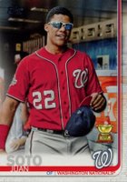 2019 Topps #213 Juan Soto With Sunglasses Baseball Card