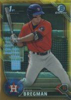 2016 Bowman Prospects #BCP4 Alex Bregman Chrome-Gold Refractor Baseball Card