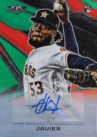 2021 Topps Fire Autographs #AVCJ Cristian Javier Green Baseball Card