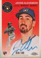 2023 Topps Chrome Platinum Anniversary Autographs #JAL Jason Alexander Refractor Baseball Card