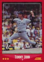 1988 Score #240 Tommy John Baseball Card