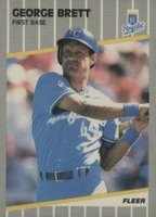 1989 Fleer #277 George Brett Baseball Card