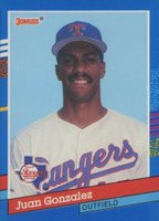 1991 Donruss #371 Juan Gonzalez Baseball Card