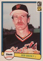 1982 Donruss #574 Bob Brenly Baseball Card