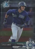 2017 Bowman Draft #BDC154 Kyle Lewis Chrome Baseball Card