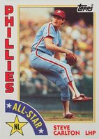 1984 Topps #395 Steve Carlton Baseball Card