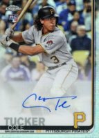2019 Topps Chrome Update Autographs #CT Cole Tucker Baseball Card