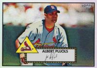 2006 Topps '52 Debut Flashbacks #DFC3 Albert Pujols Chrome-Refractor Baseball Card