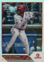 2023 Topps Pro Debut #PDC170 Elly de La Cruz Chrome-Refractor Baseball Card