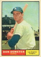 1961 Topps #23 Don Demeter Baseball Card