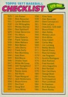 1977 Topps #562 Checklist (529-660) Baseball Card
