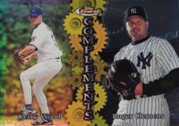 1999 Finest Complements #C3 Kerry Wood/Roger Clemens Refractor/Non-Refractor Baseball Card
