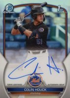 2023 Bowman Draft Chrome Prospect Autograph #CDACH Colin Houck Refractor Baseball Card
