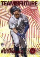 2022 Topps Stadium Club Chrome Team of the Future #TOF13 Julio Rodriguez Red Baseball Card