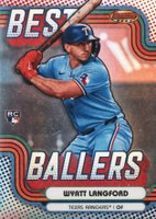 2024 Bowman's Best Best Ballers #BB4 Wyatt Langford Baseball Card