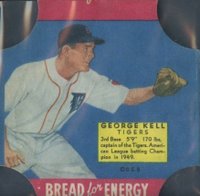 1951 Fischer's Bread Labels # George Kell Baseball Card