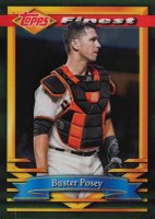 2021 Topps Finest Flashbacks #137 Buster Posey Baseball Card