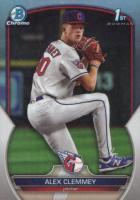 2023 Bowman Draft #BDC79 Alex Clemmey Chrome-Refractor Baseball Card