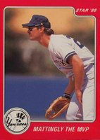 1988 Star Mattingly/Schmidt #7 Mattingly/Schmidt Mattingly The MVP Baseball Card