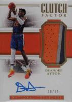 2018 National Treasures Clutch Factor Signature Material #DAY DeAndre Ayton Prime Basketball Card