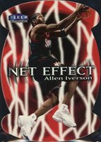 1999 Fleer Tradition Net Effect #6 Allen Iverson Basketball Card