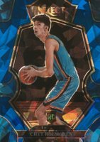 2022 Panini Select #196 Chet Holmgren Blue Cracked Ice Basketball Card