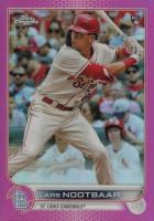 2022 Topps Chrome #19 Lars Nootbaar Pink Refractor Baseball Card