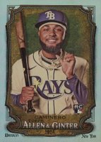 2024 Topps Allen & Ginter #92 Junior Caminero Silver Portrait Hot Box Baseball Card
