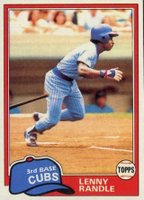 1981 Topps #692 Lenny Randle Baseball Card