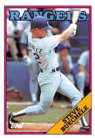 1988 Topps #537 Steve Buechele Baseball Card