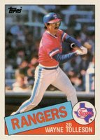 1985 Topps #247 Wayne Tolleson Baseball Card
