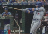 2020 Stadium Club Chrome #112 Bo Bichette Wave Refractor Baseball Card