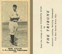 1916 Altoona Tribune #179 Bob Veach Baseball Card