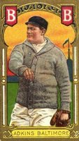 1911 Gold Borders #2 Doc Adkins Baseball Card