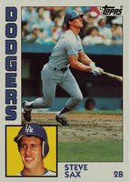1984 Topps #610 Steve Sax Baseball Card