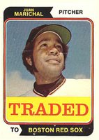 1974 Topps Traded #330T Juan Marichal Baseball Card