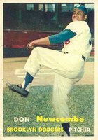 1957 Topps #130 Don Newcombe Baseball Card
