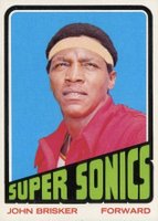 1972 Topps #135 John Brisker Basketball Card