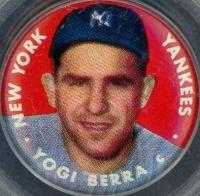 1956 Topps Pins # Yogi Berra Baseball Card