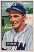 1951 Bowman #241 Irv Noren Baseball Card