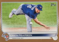 2022 Topps #289 Nate Pearson Gold Baseball Card